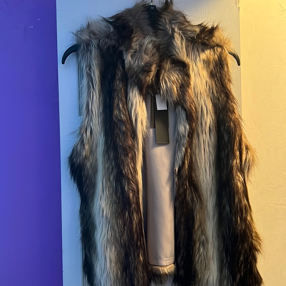 Fur Coat without Sleeves